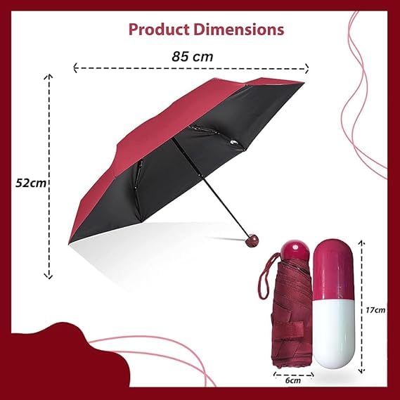 Capsule Case Umbrella for Men and Women