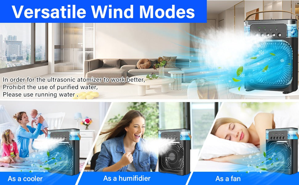 Portable Mini Cooler Rechargeable