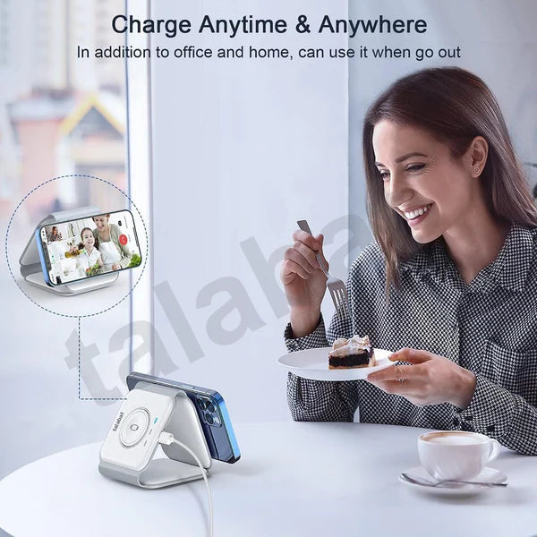 3 in 1 Wireless Charging Pad with 6 Month Warrenty